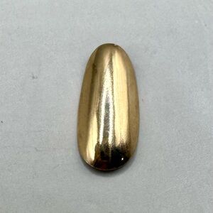 14K Yellow Gold Glue On Finger Nail